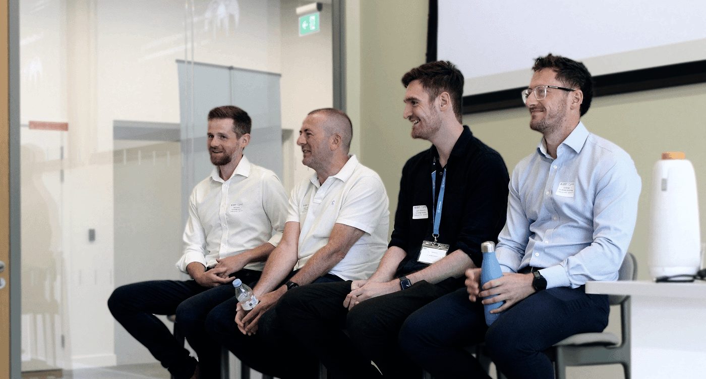 Jason on a panel at Cambridge Network